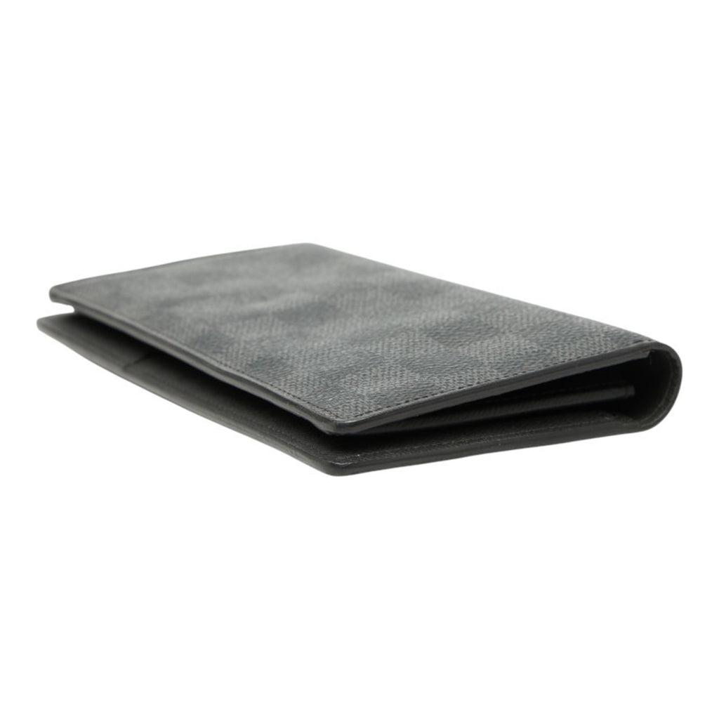 Louis Vuitton Damier Graphite Black Gray Damier Graphite Long Wallet