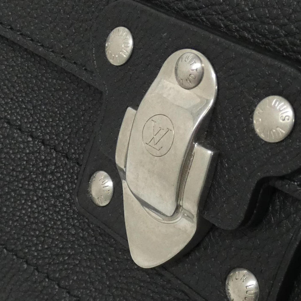 Louis Vuitton Black Leather Shoulder Bag