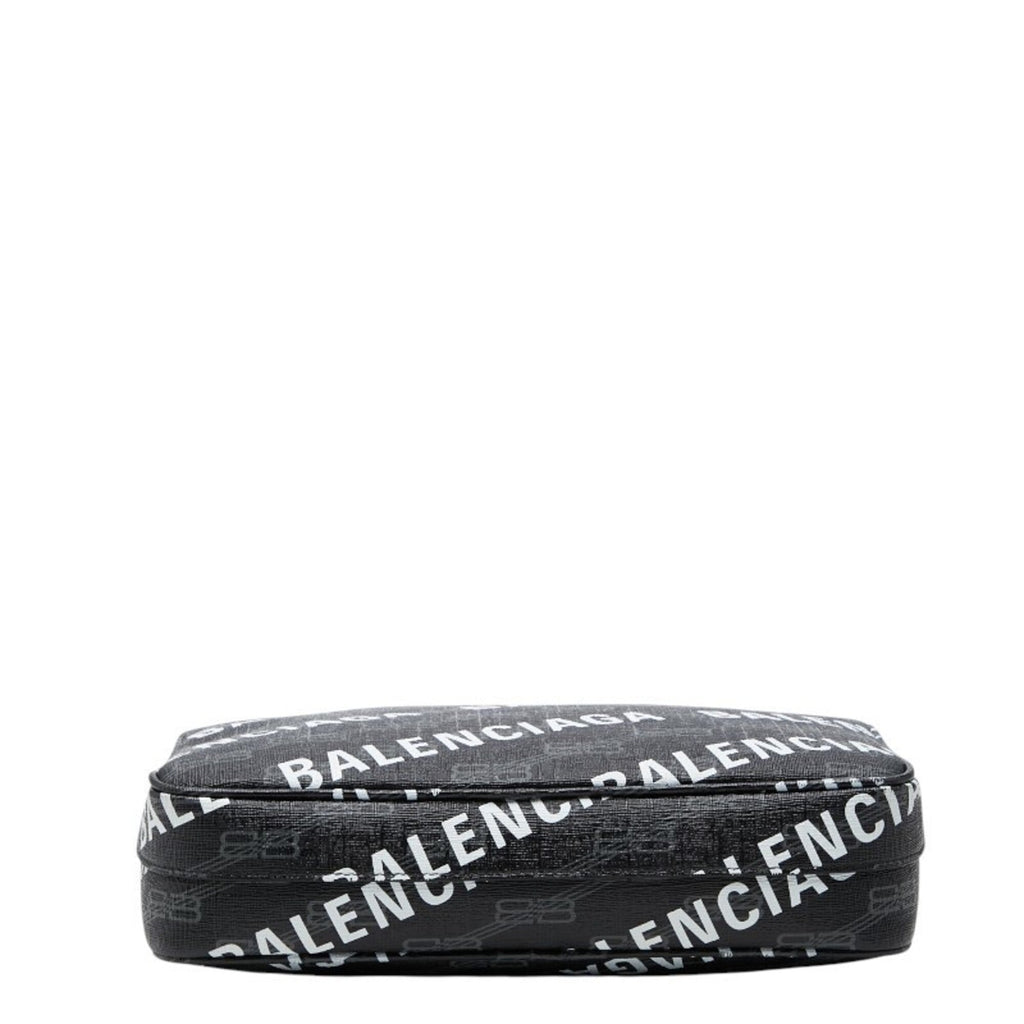 Balenciaga Black Pvc Shoulder