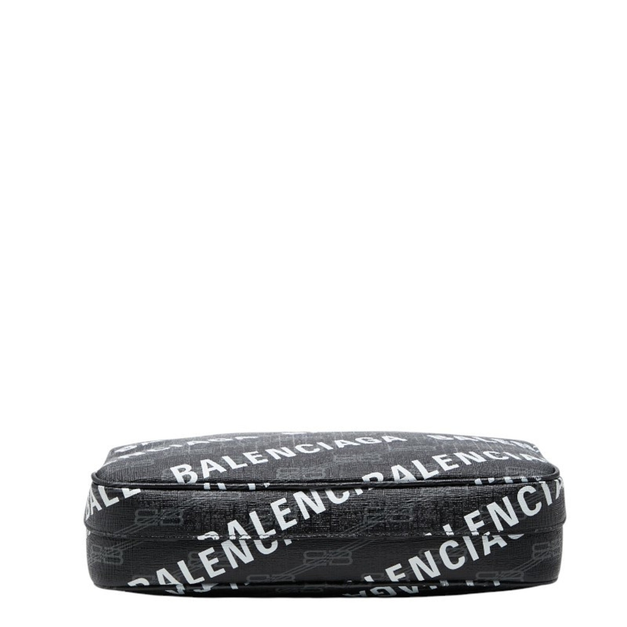 Balenciaga Black Pvc Shoulder