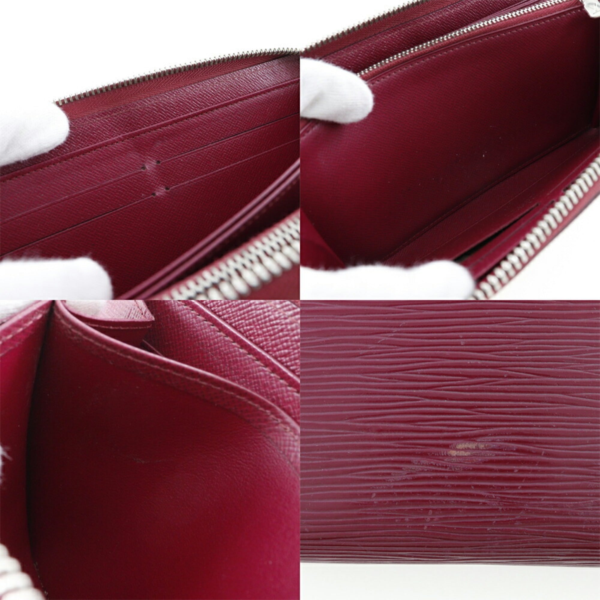 Louis Vuitton Red Color Epi Leather Coin Purse/Coin Case