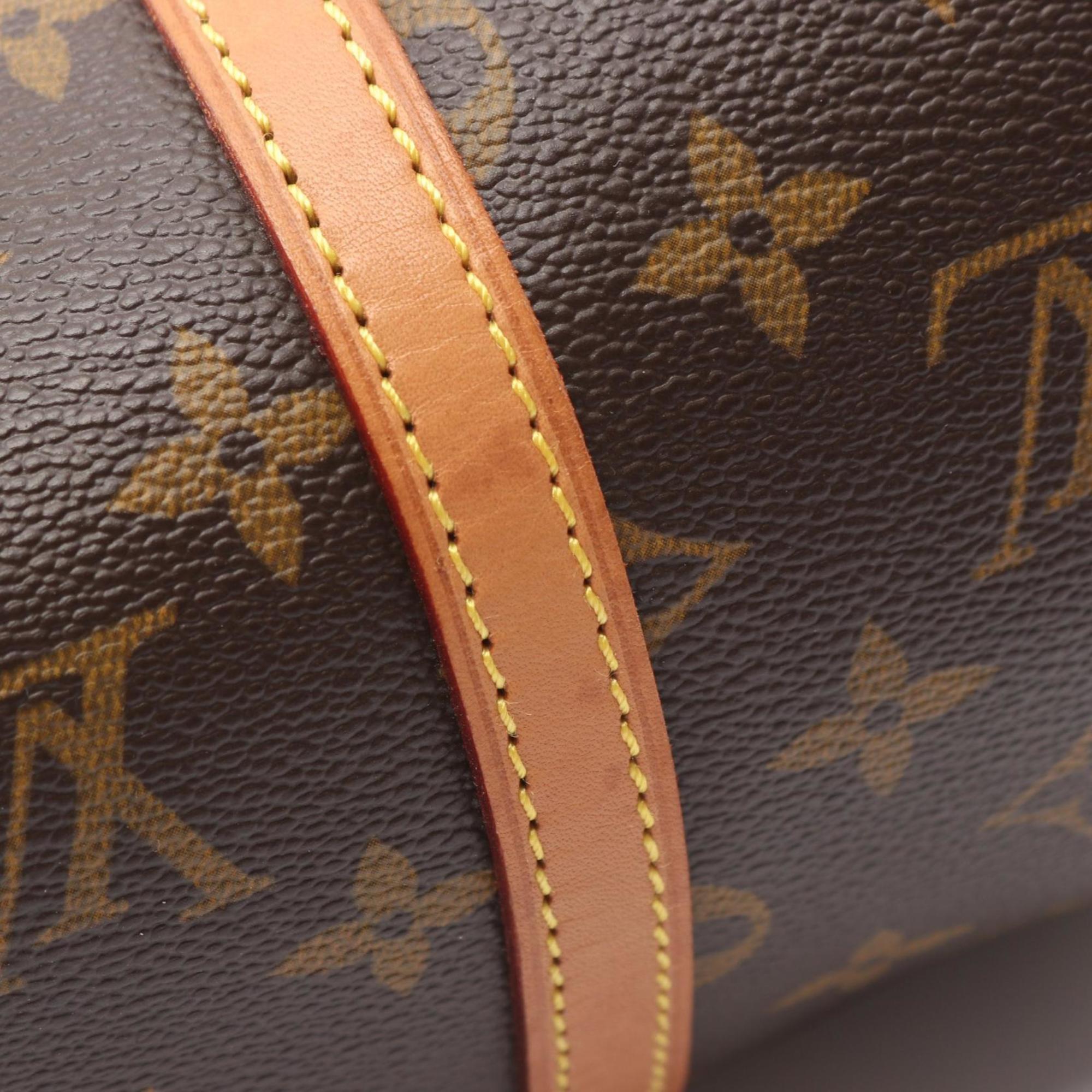 Louis Vuitton Brown Monogram Coated Canvas Leather Handbag