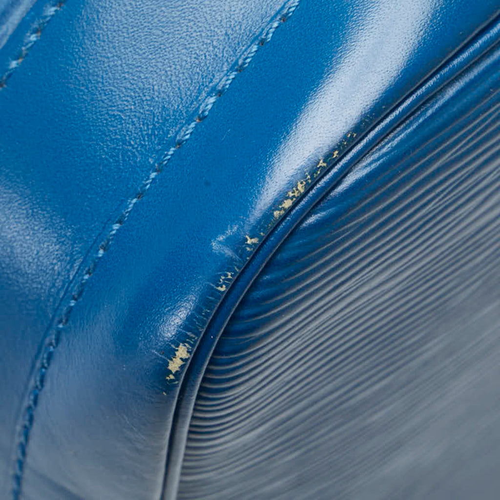 Louis Vuitton Epi Toledo Blue Leather Handbag Shoulder Bag