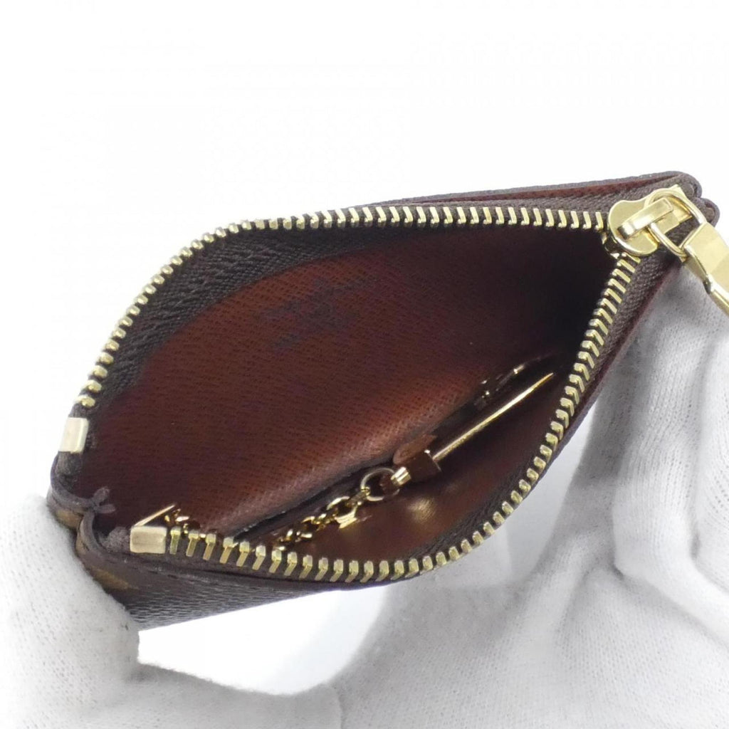 Louis Vuitton Marron Coated Canvas Coin Purse/Coin Case