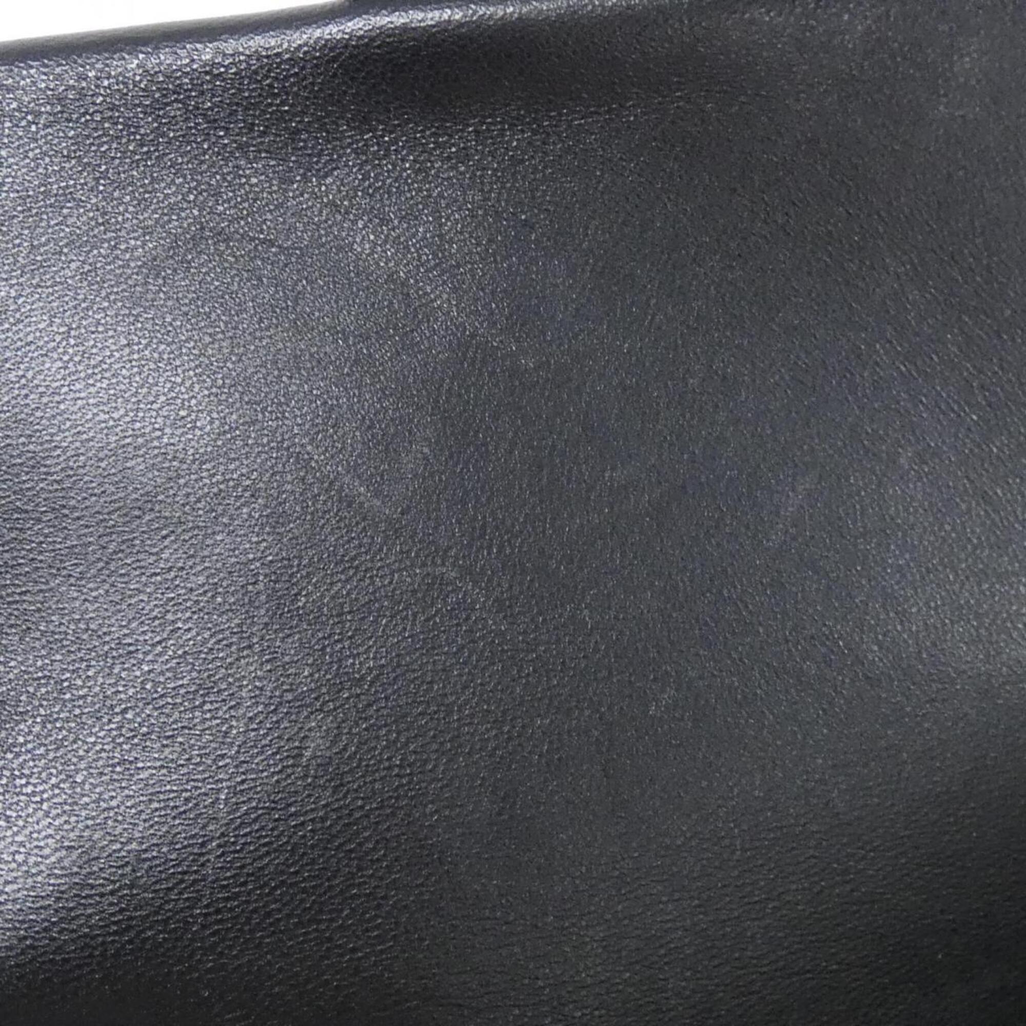 Chanel Black Leather Shoulder Bag