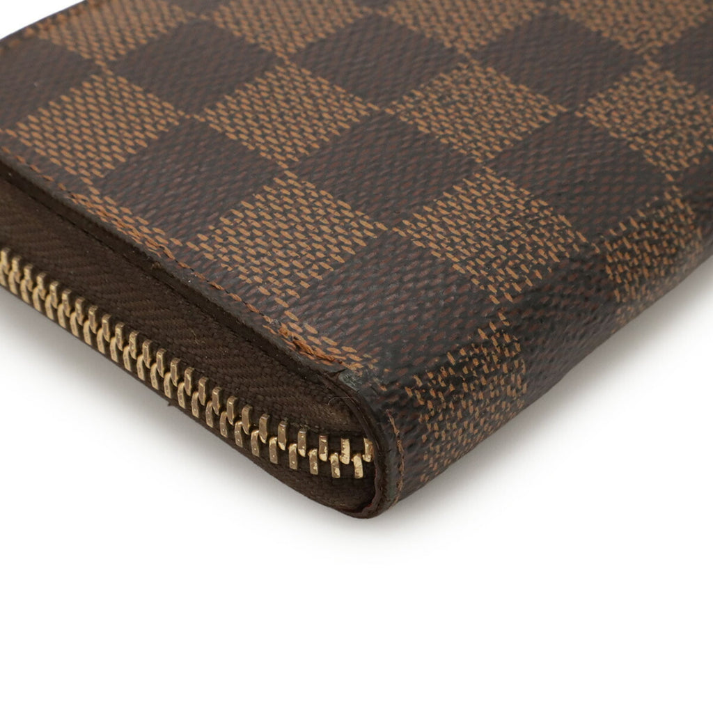 Louis Vuitton Cerise Damier Canvas Pvc Damier Canvas Long Bill Wallet