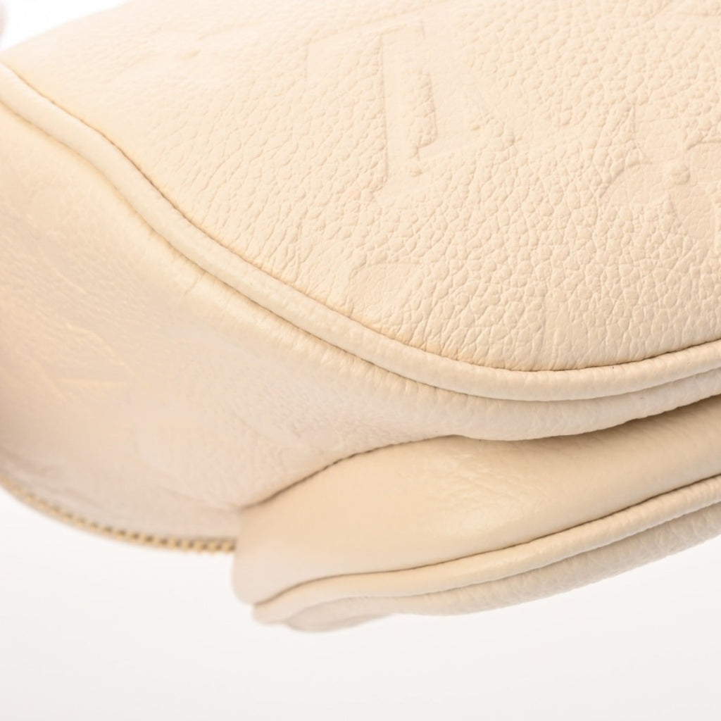 Louis Vuitton Cream Leather Shoulder Bag
