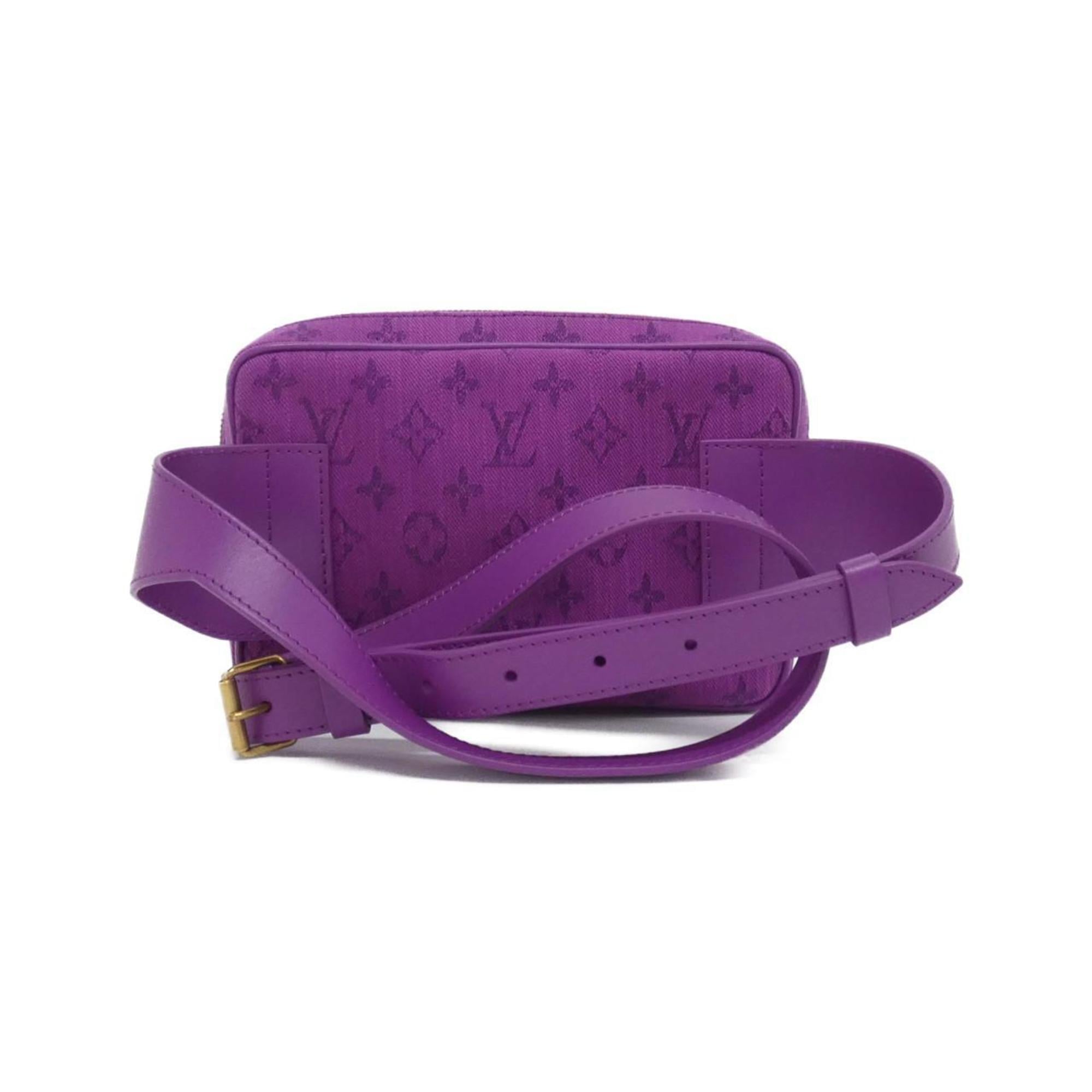 Louis Vuitton Monogram Denim Monogram Violet Monogram Denim Shoulder Bag