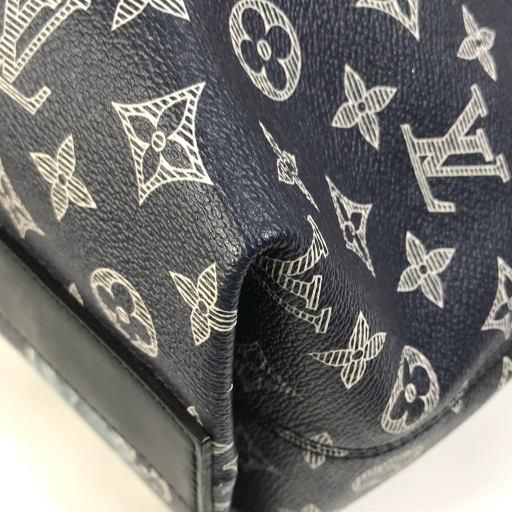 Louis Vuitton Monogram Savane Navy Shoulder Bag Tote Bag