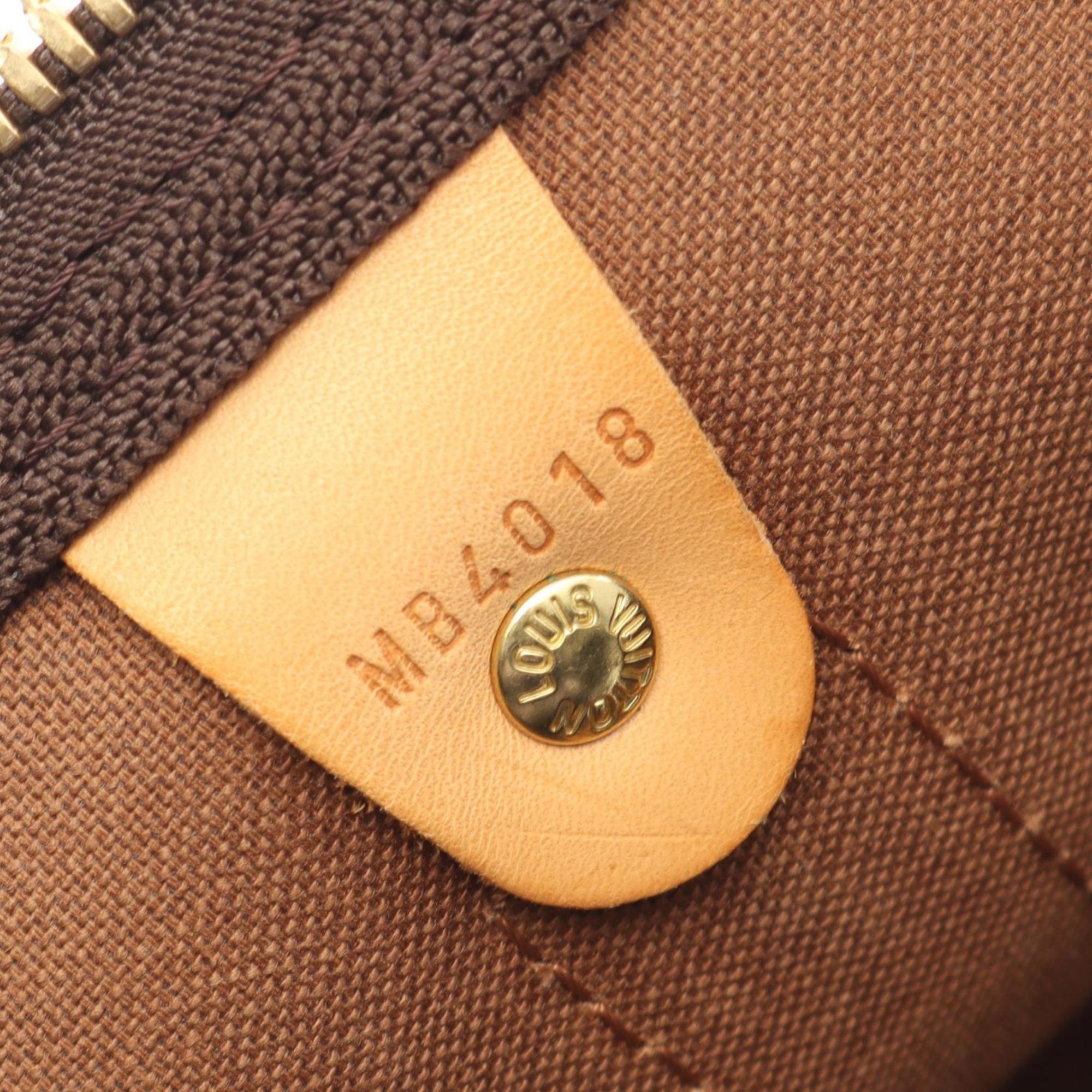 Louis Vuitton Brown Monogram Coated Canvas Boston Bag