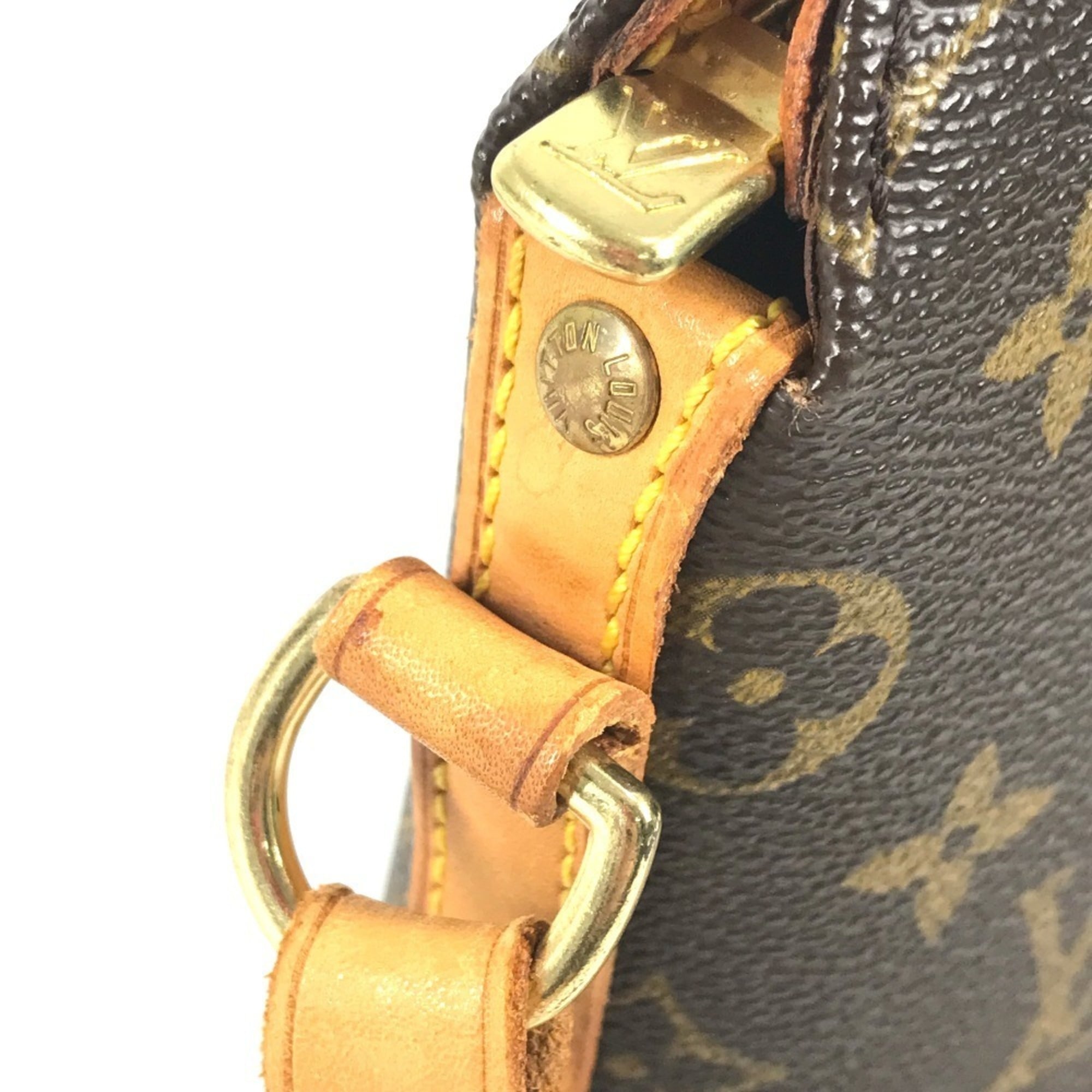 Louis Vuitton Brown Monogram Handbag Pochette Shoulder Bag