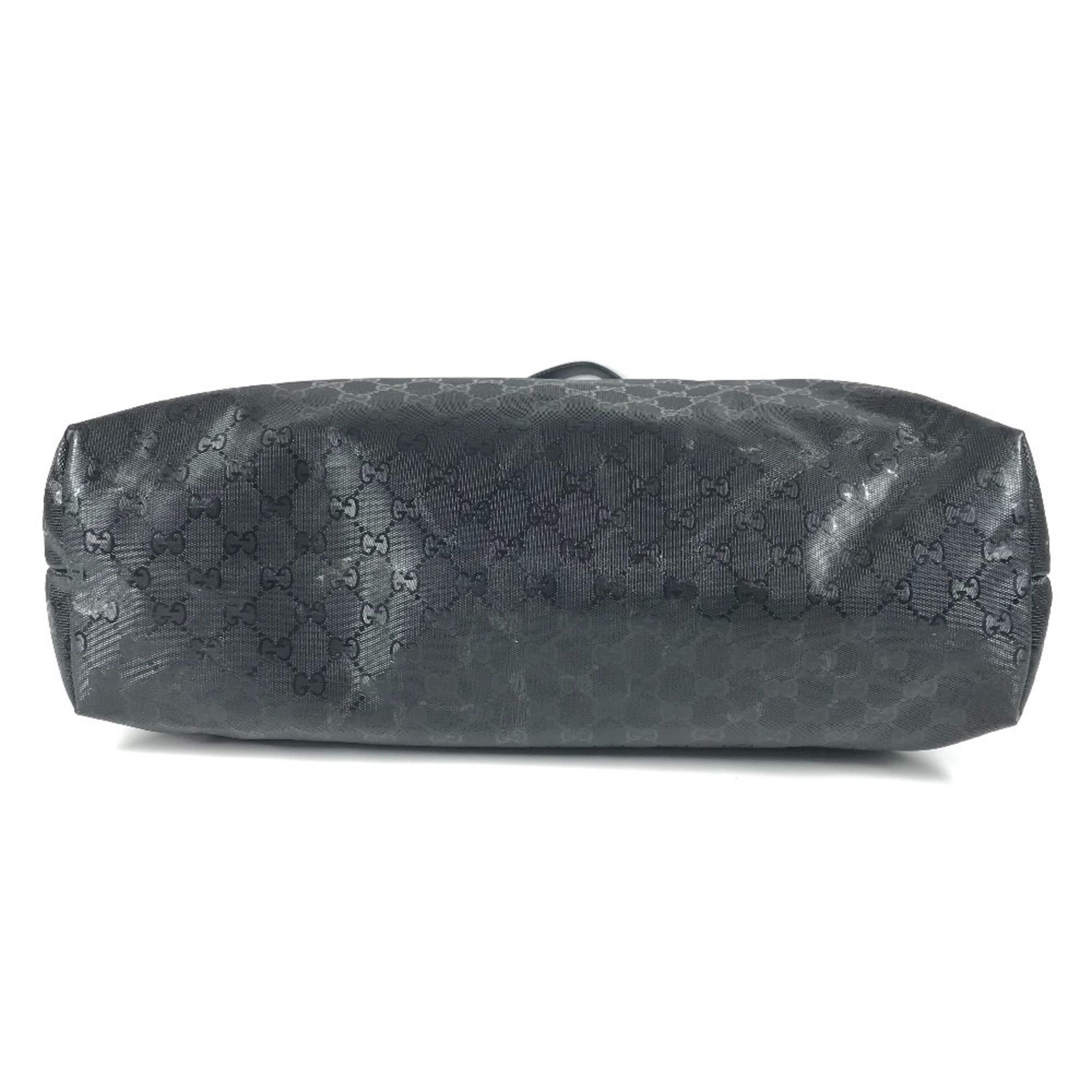 Gucci Gg Imprimé Black Gg Imprimé Shoulder Bag Tote Bag (Pre-Owned)