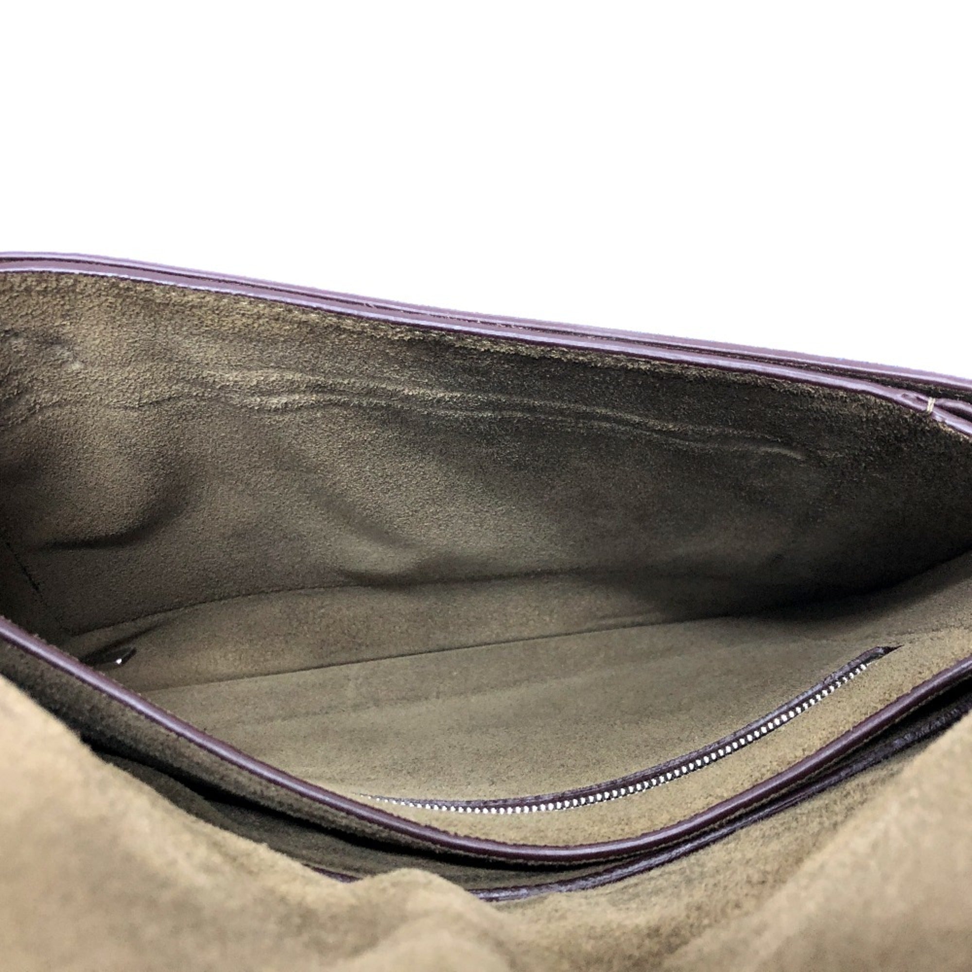 Celine Brown Leather Shoulder Bag