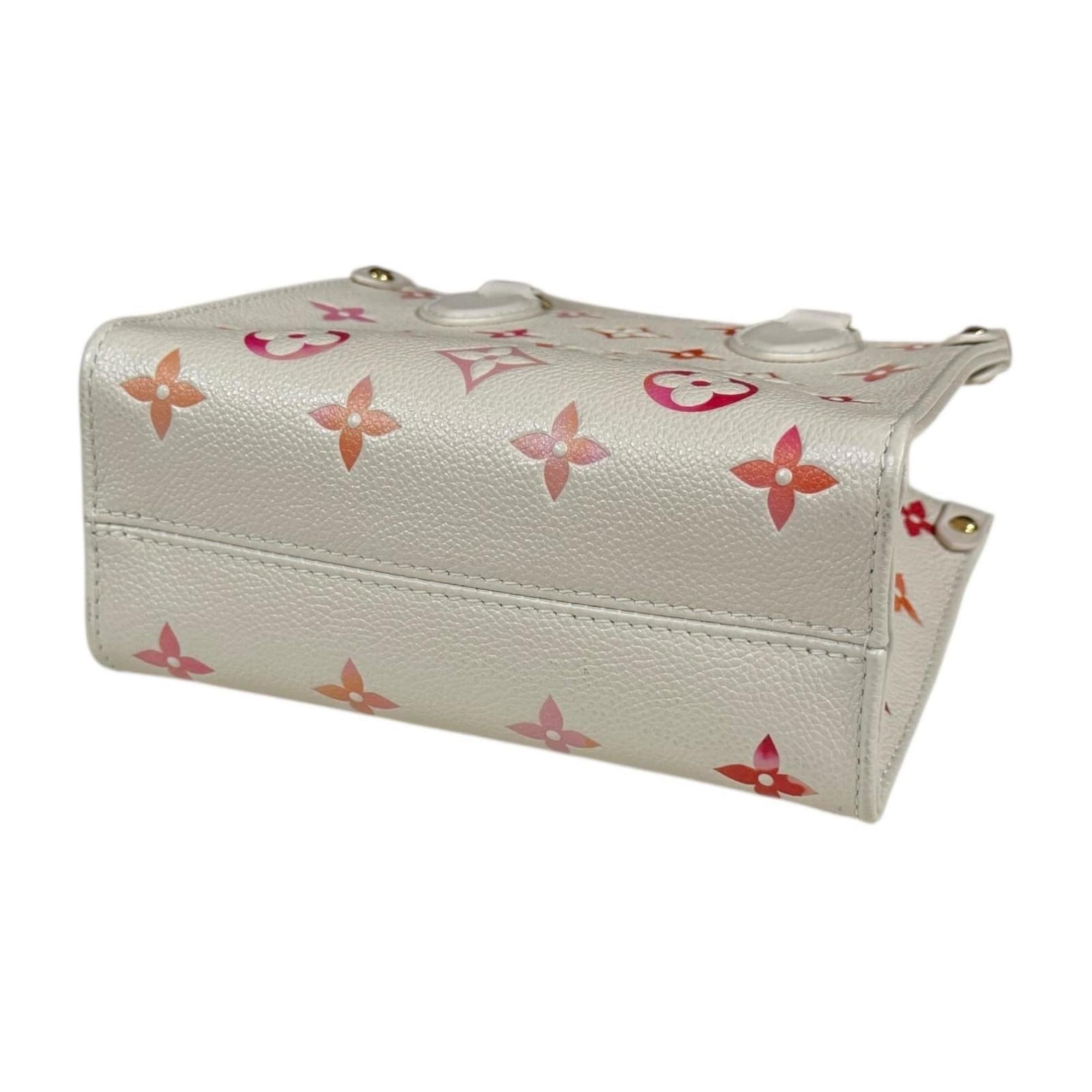 Louis Vuitton Orange Pink White Monogram Empreinte Shoulder Bag