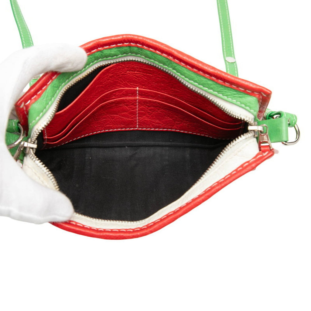 Balenciaga Multi-Color Leather Pochette Shoulder