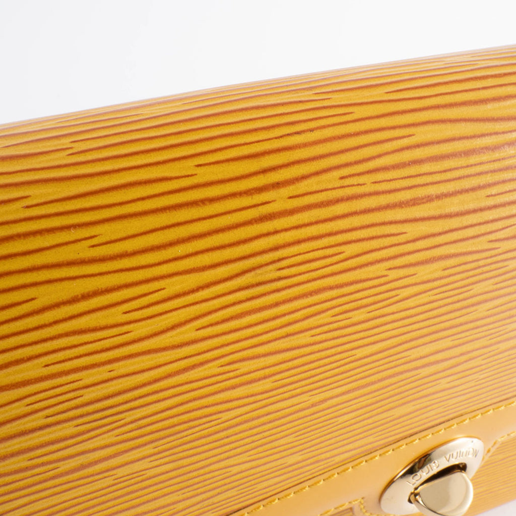 Louis Vuitton Yellow Epi Leather Pochette Shoulder Bag