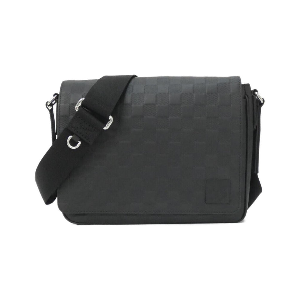 Louis Vuitton Black Leather Shoulder Bag