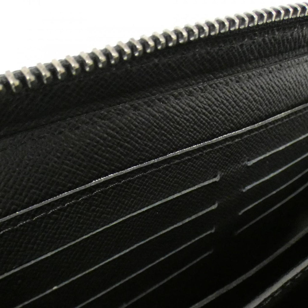 Louis Vuitton Black Coated Canvas Long Wallet
