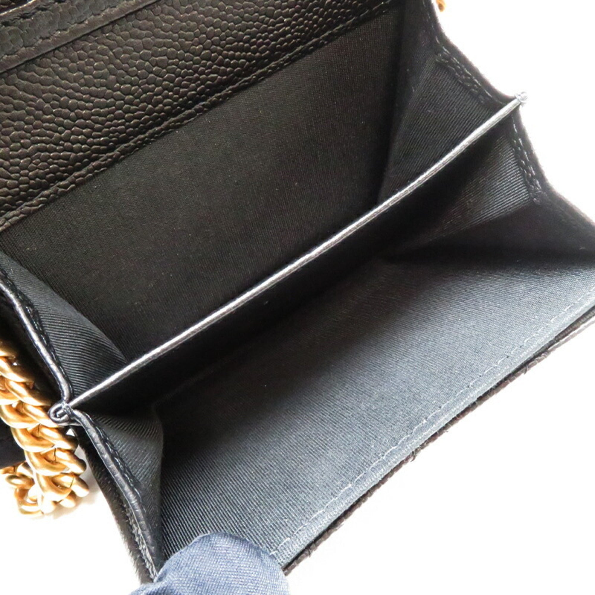 Chanel Boy Chanel Black Caviar Leather Shoulder Bag