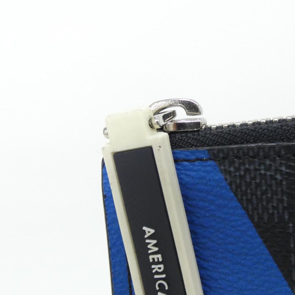 Louis Vuitton Black Cobalt Coated Canvas Handbag Pochette
