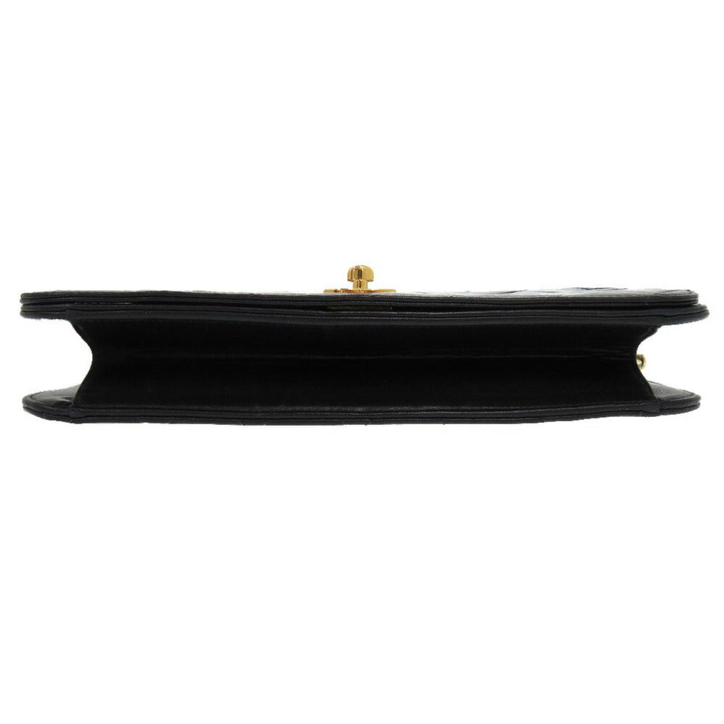 Chanel Matelasse Black Leather Shoulder Bag
