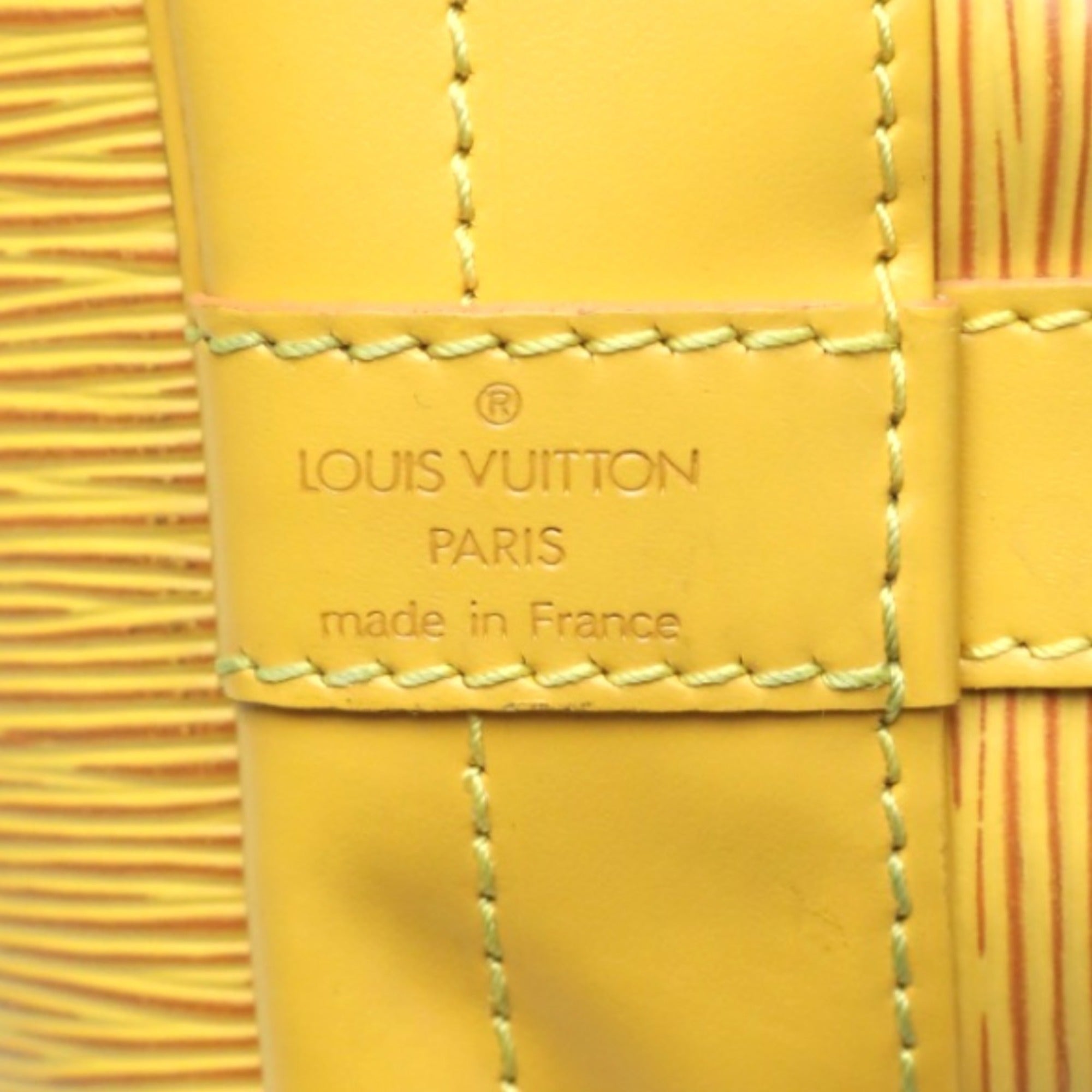Louis Vuitton Yellow Epi Leather Shoulder Bag