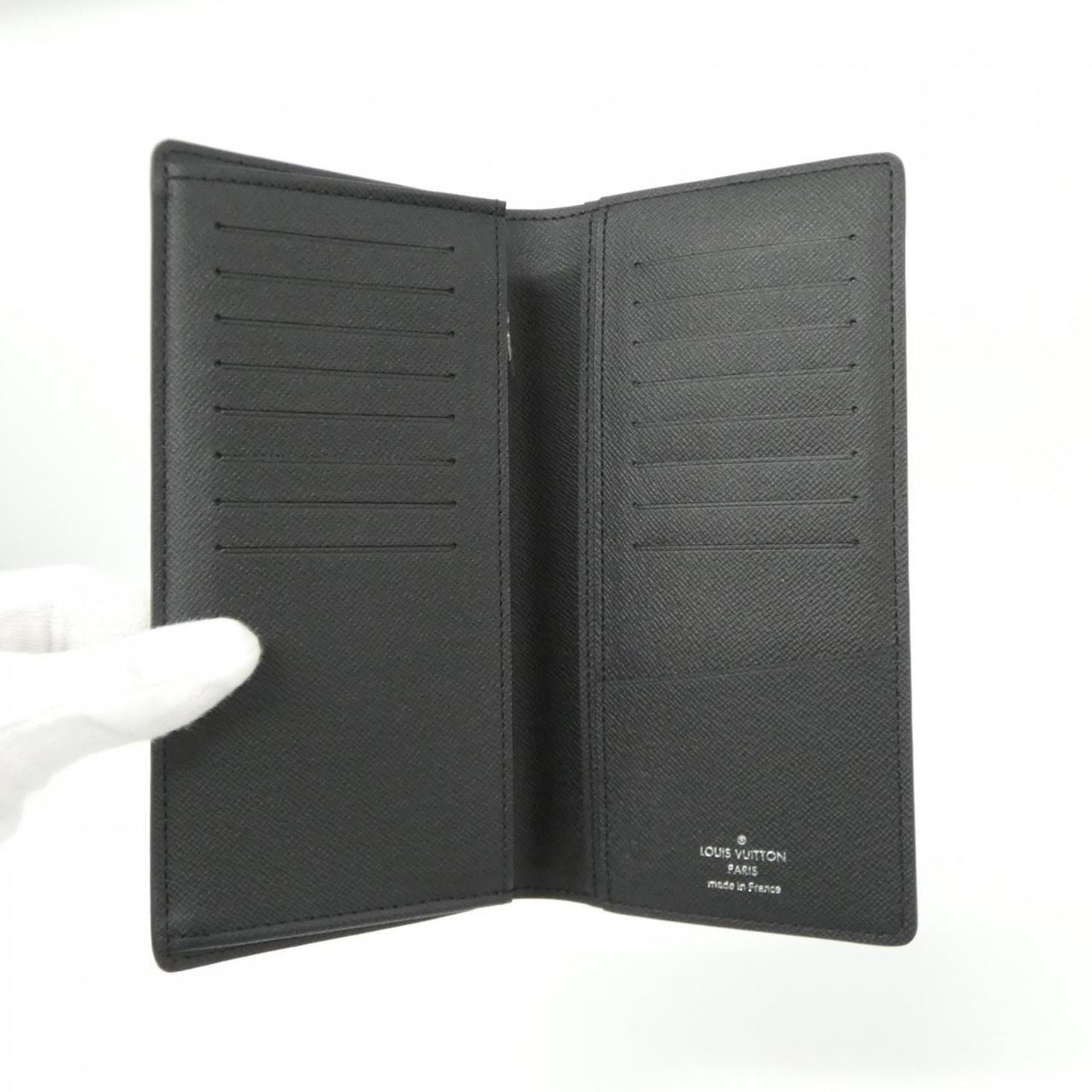 Louis Vuitton Dark Gray Graphite Coated Canvas Long Wallet