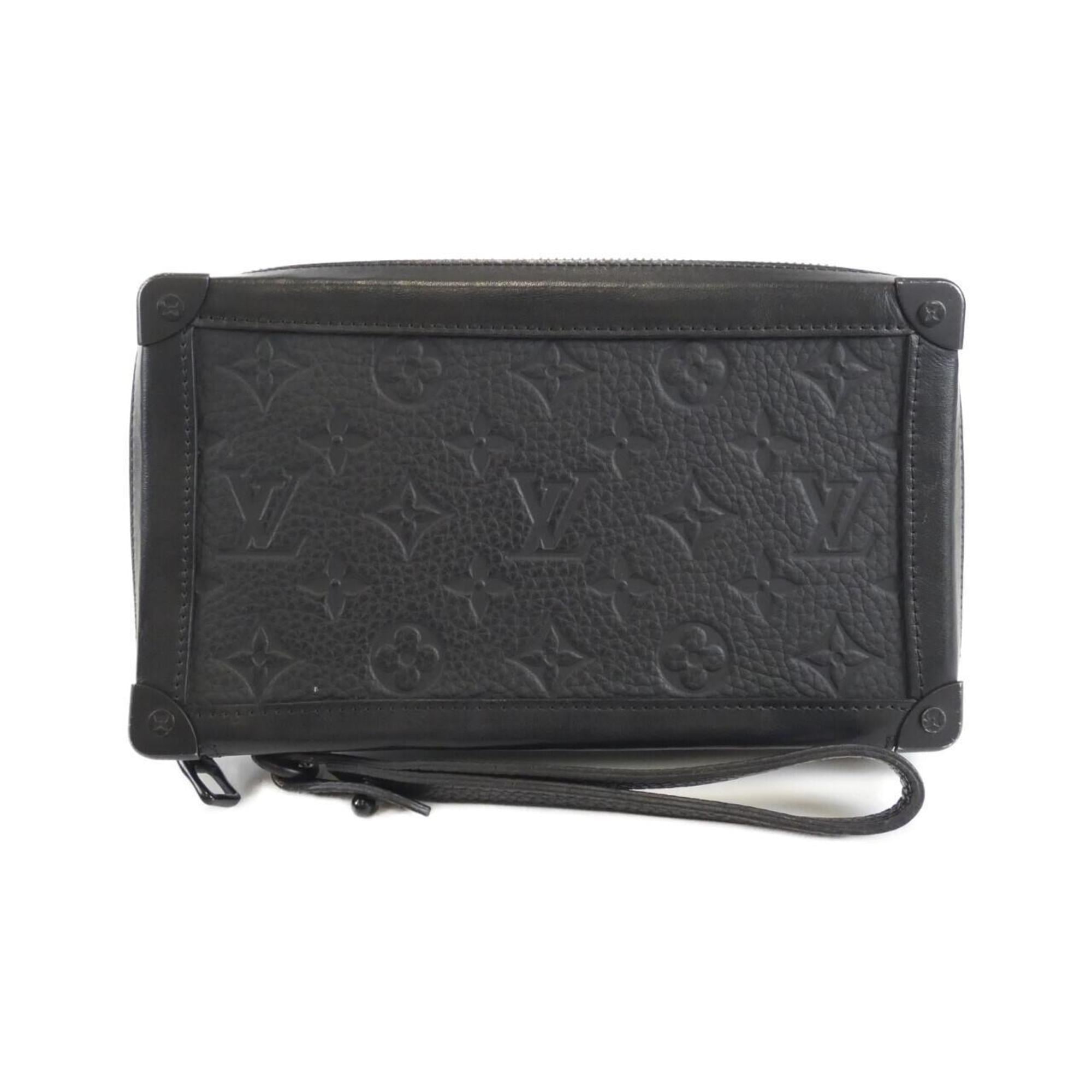 Louis Vuitton Black Leather Handbag