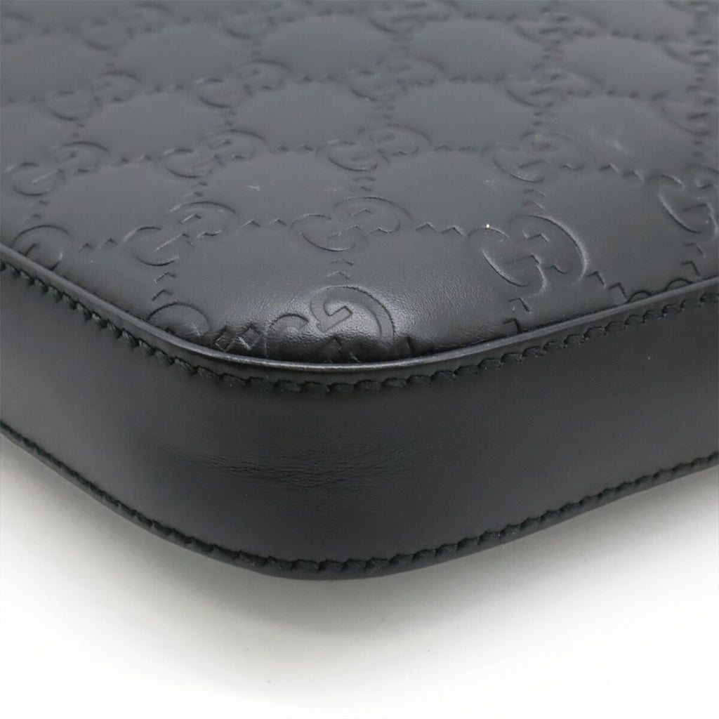 Gucci Black Leather Shoulder Bag (Pre-Owned)