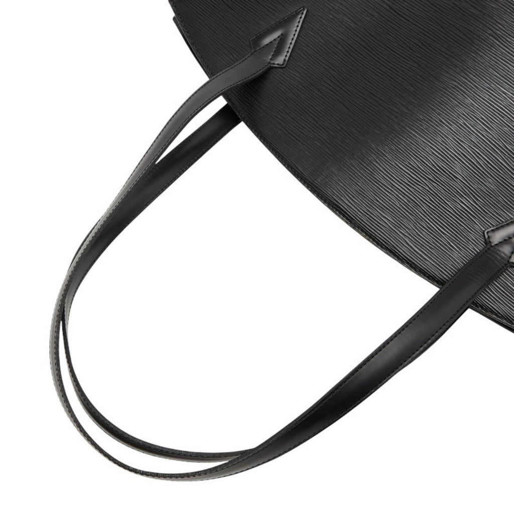 Louis Vuitton Black Noir Leather Handbag Shoulder Bag