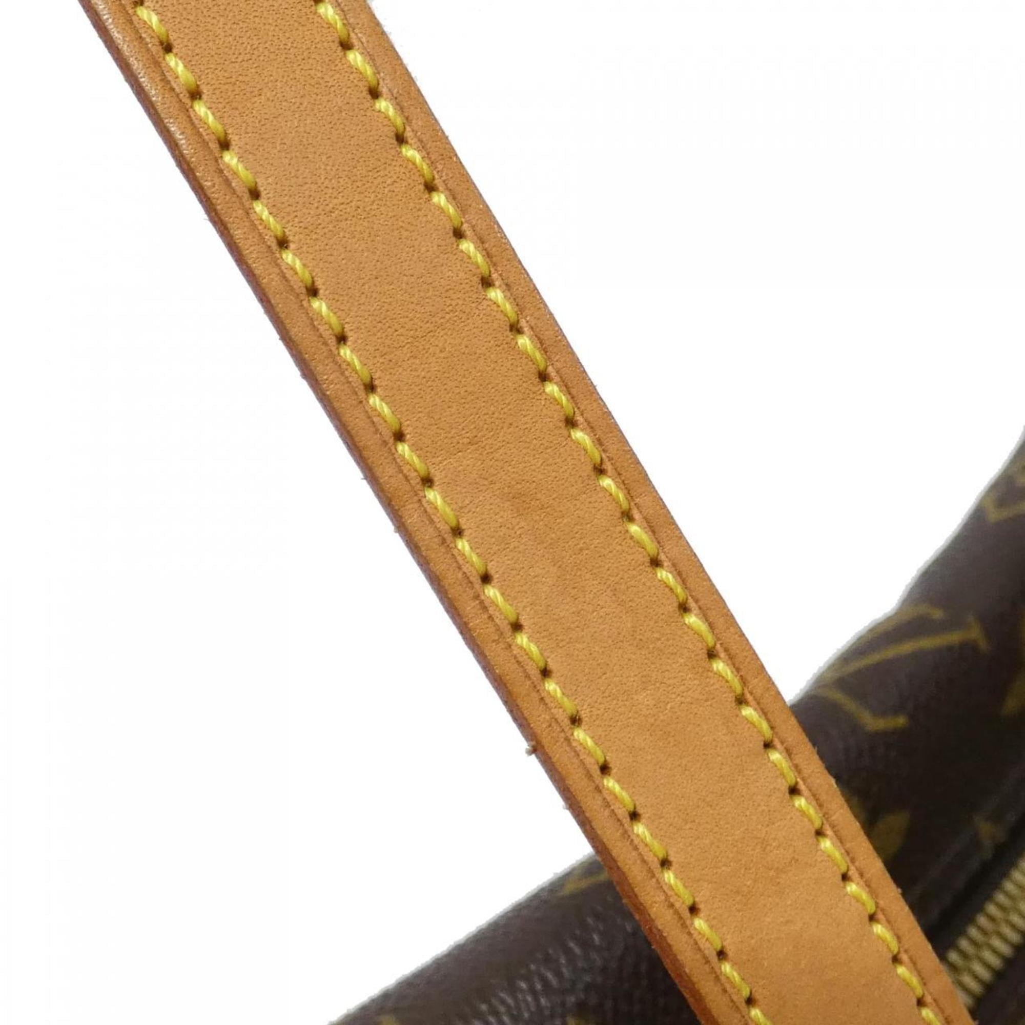 Louis Vuitton Brown Coated Canvas Shoulder Bag