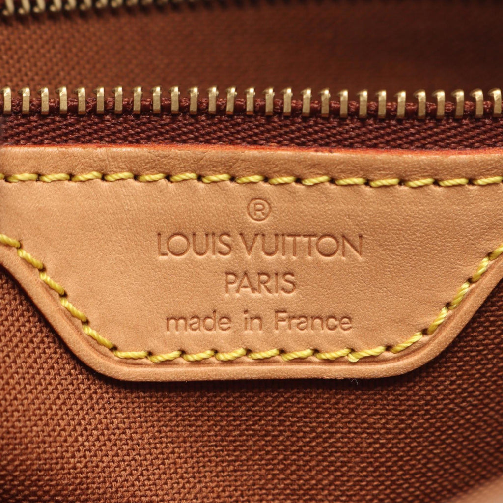 Louis Vuitton Brown Coated Canvas Pvc Monogram Leather Handbag