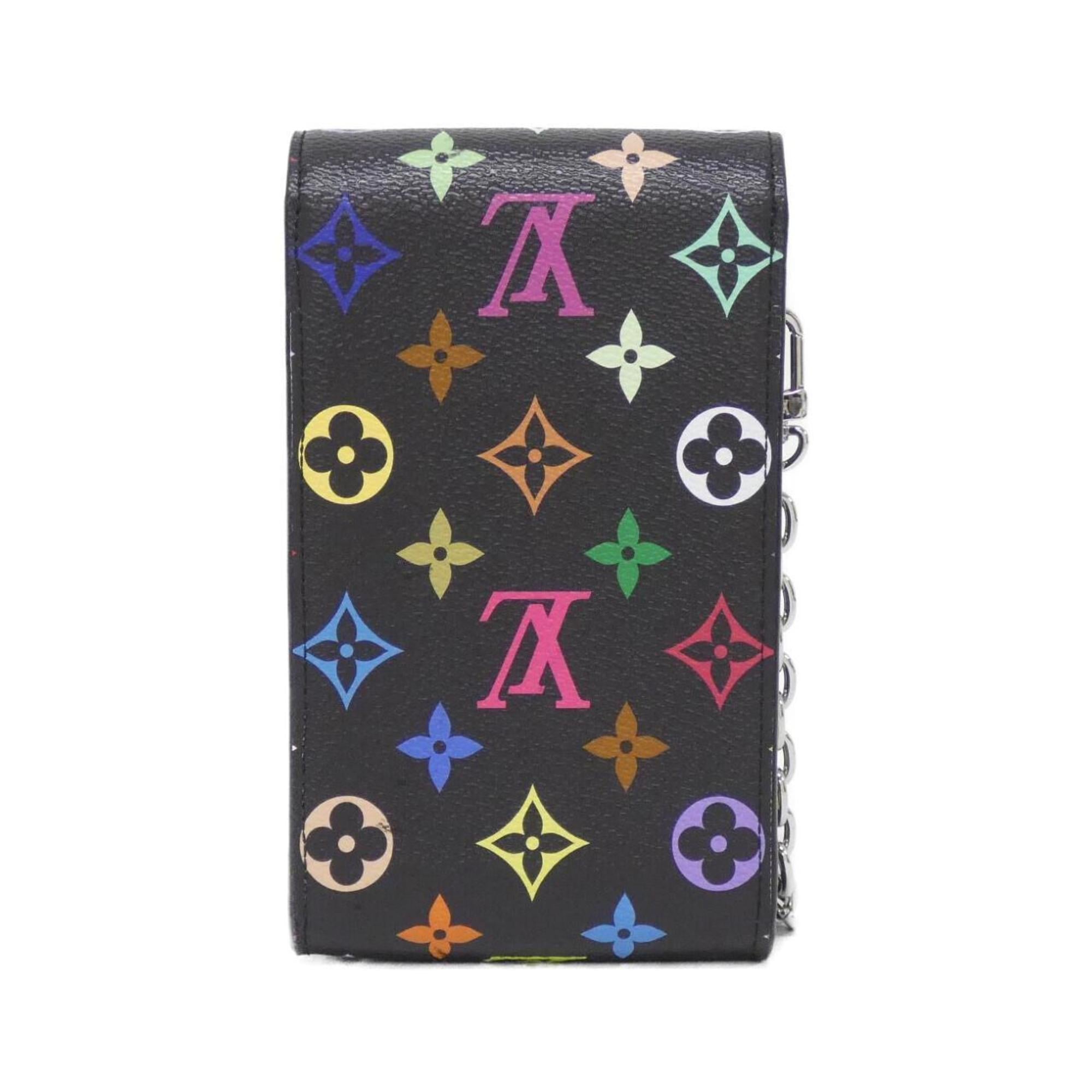 Louis Vuitton Black Coated Canvas Shoulder Bag