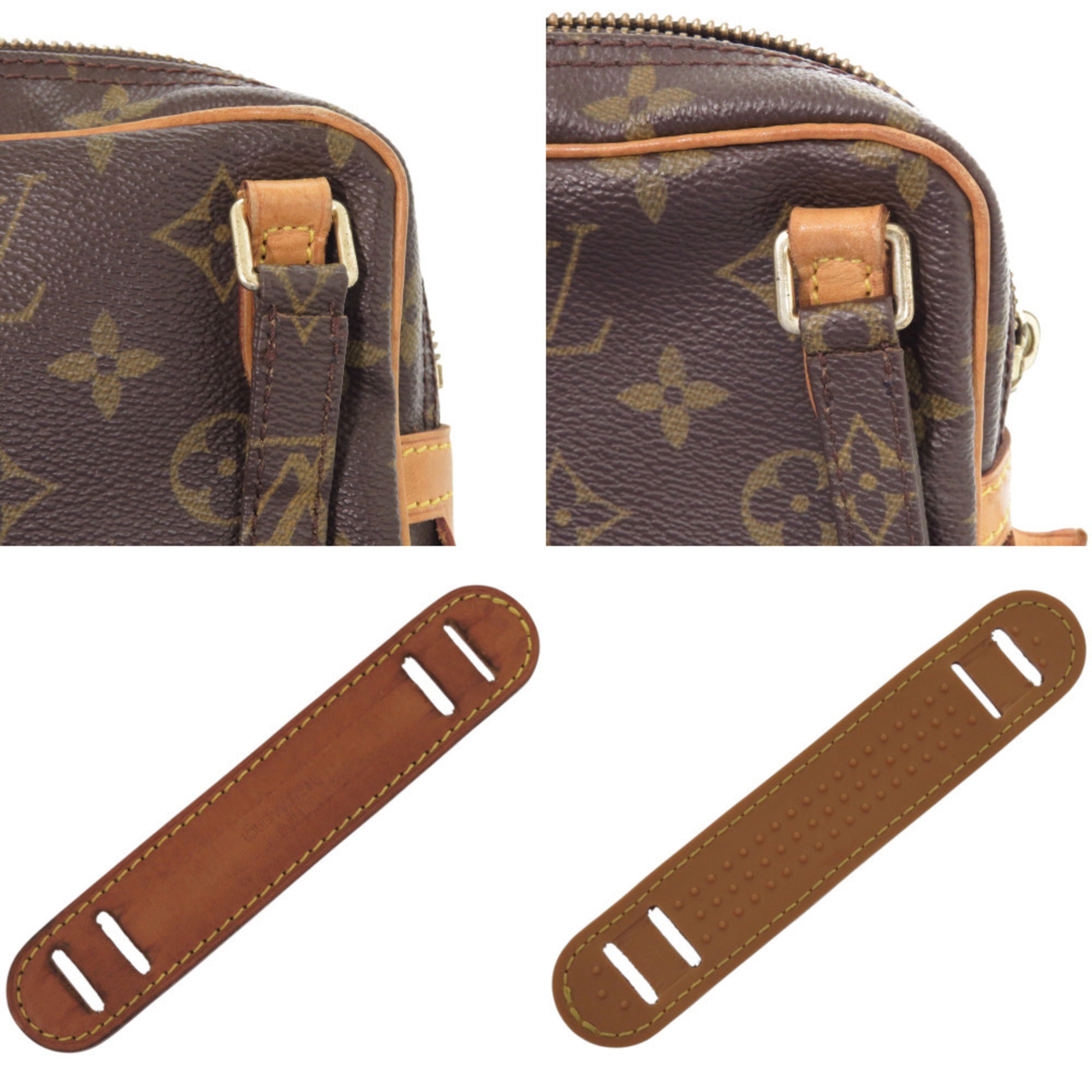 Louis Vuitton Brown Monogram Canvas Shoulder Bag