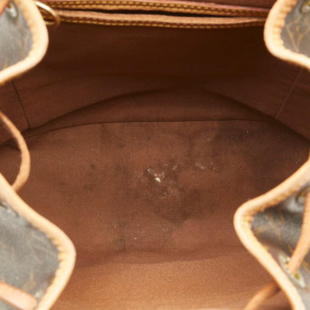 Louis Vuitton Brown Pvc Leather Backpack