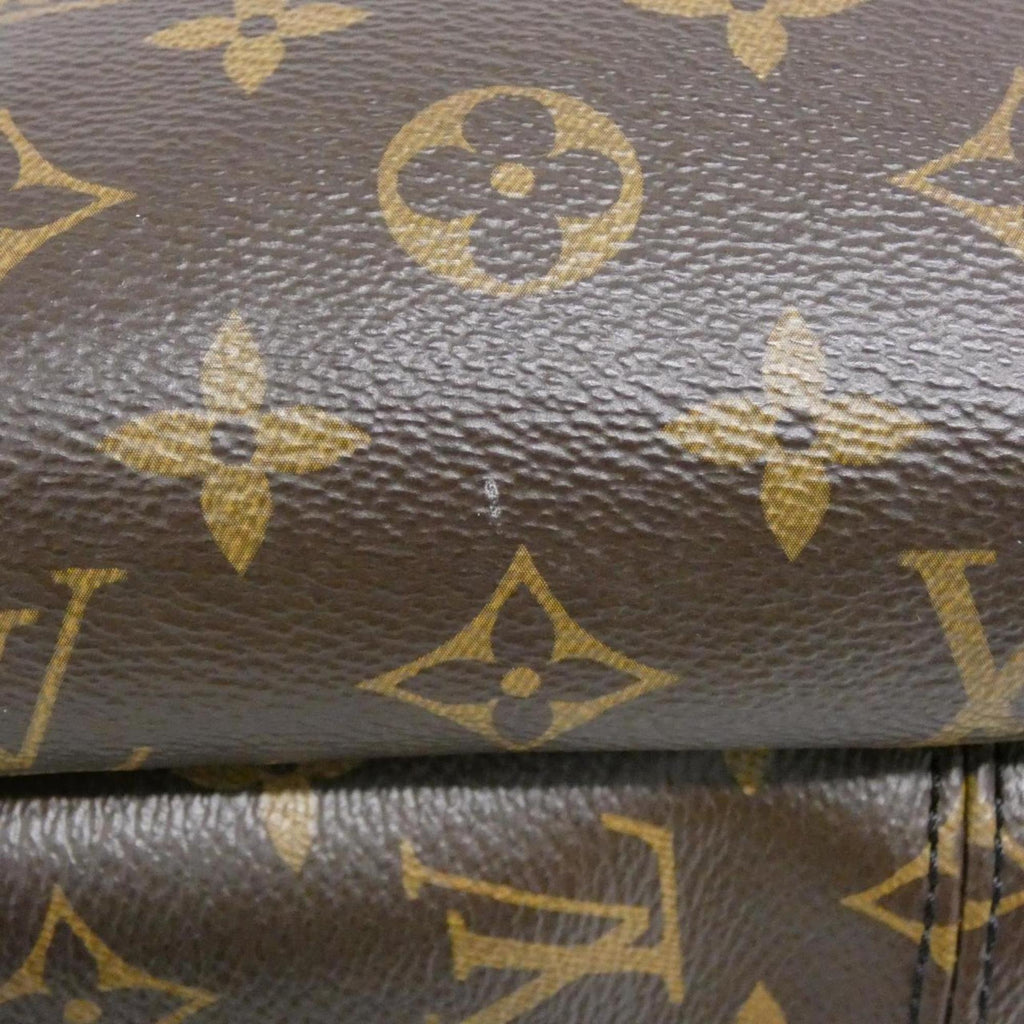 Louis Vuitton Monogram Macassar Marron Coated Canvas Backpack
