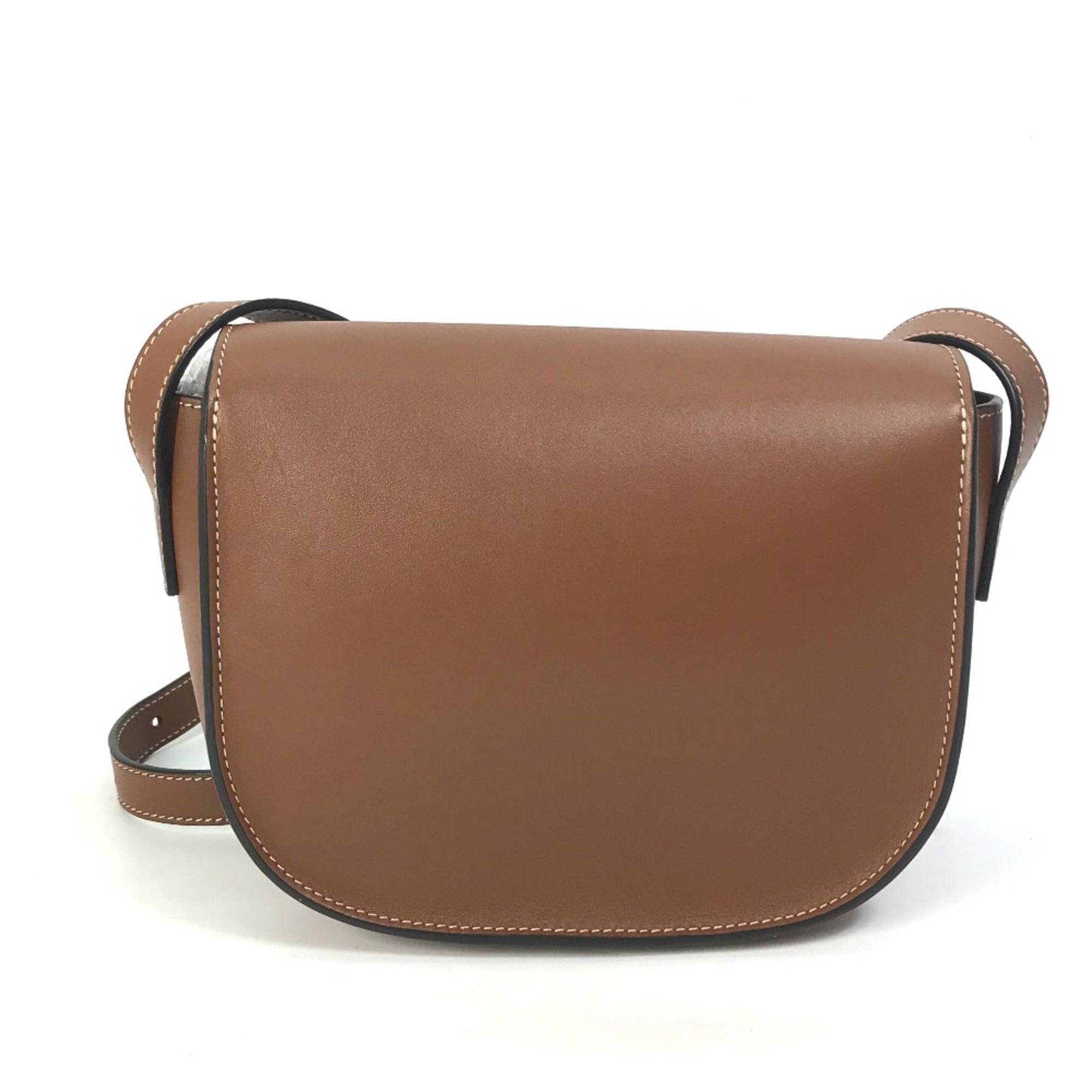 Celine Brown Leather Shoulder Bag