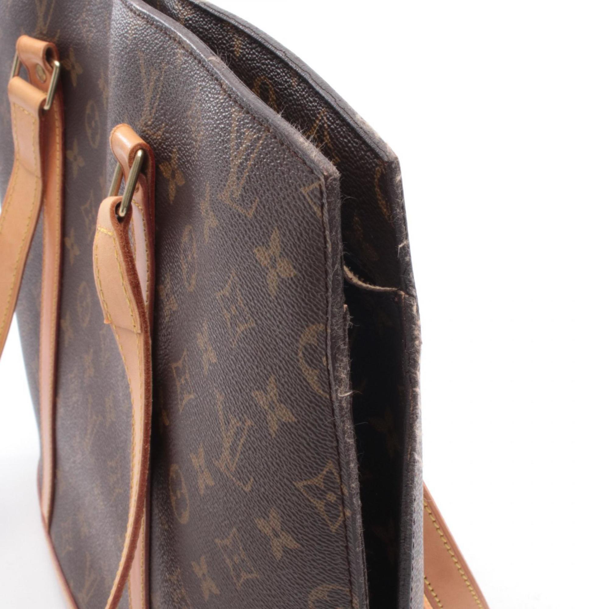 Louis Vuitton Brown Monogram Coated Canvas Leather Handbag Shoulder Bag