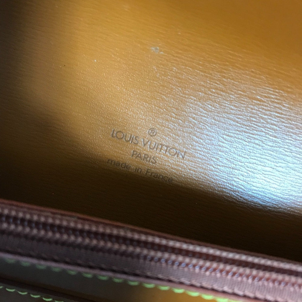 Louis Vuitton Brown Kenyan Brown Epi Leather Pouch
