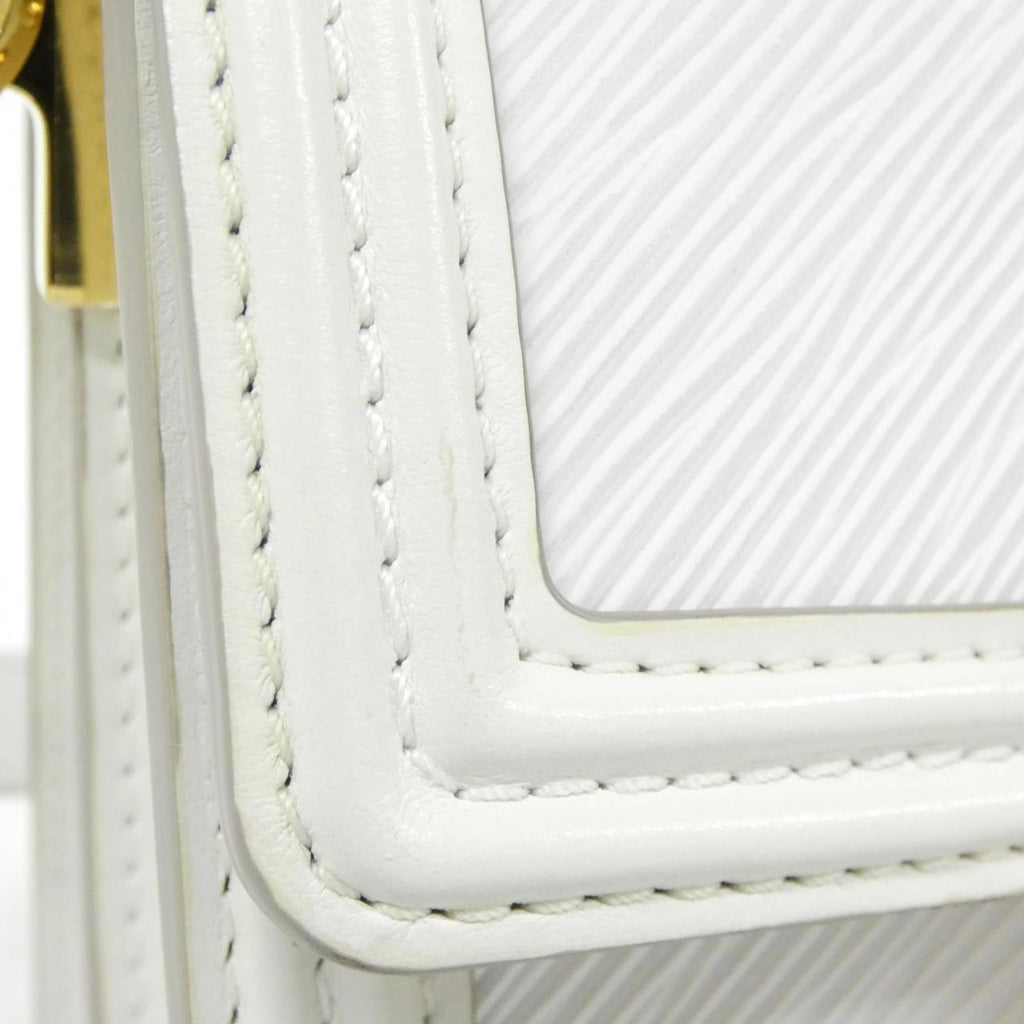 Louis Vuitton White Leather Shoulder Bag