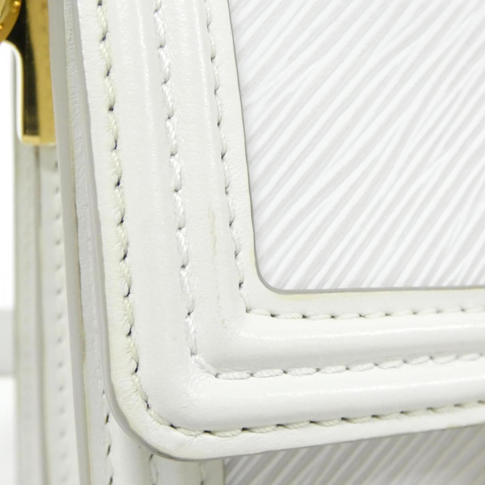 Louis Vuitton White Leather Shoulder Bag