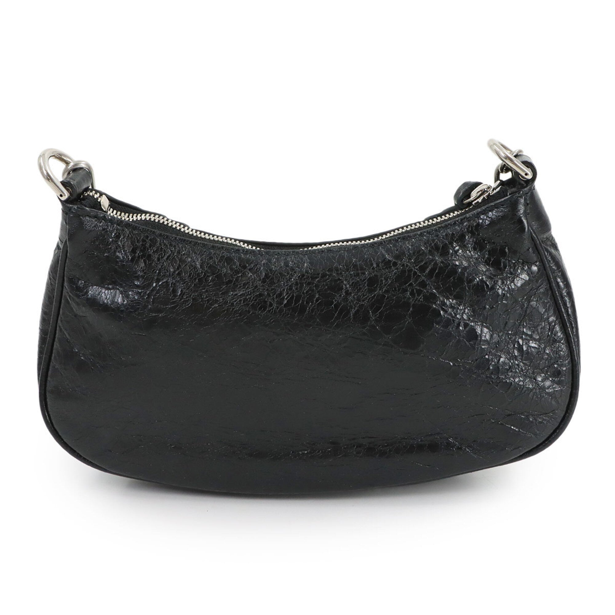 Balenciaga Black Leather Hand