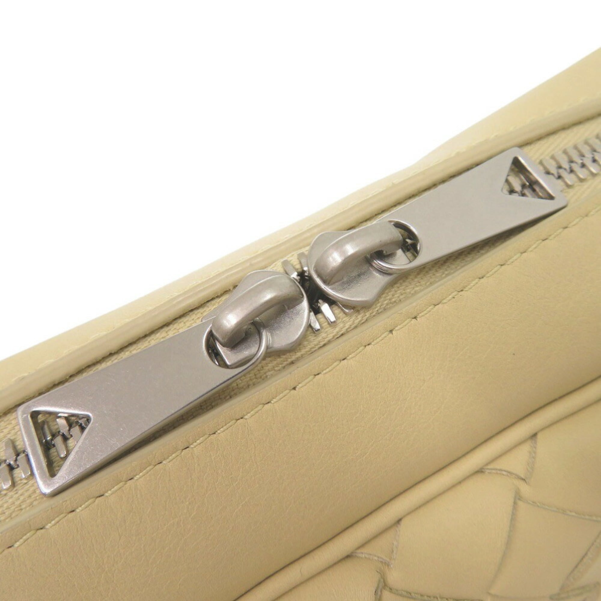 Bottega Veneta Beige Leather Shoulder Bag