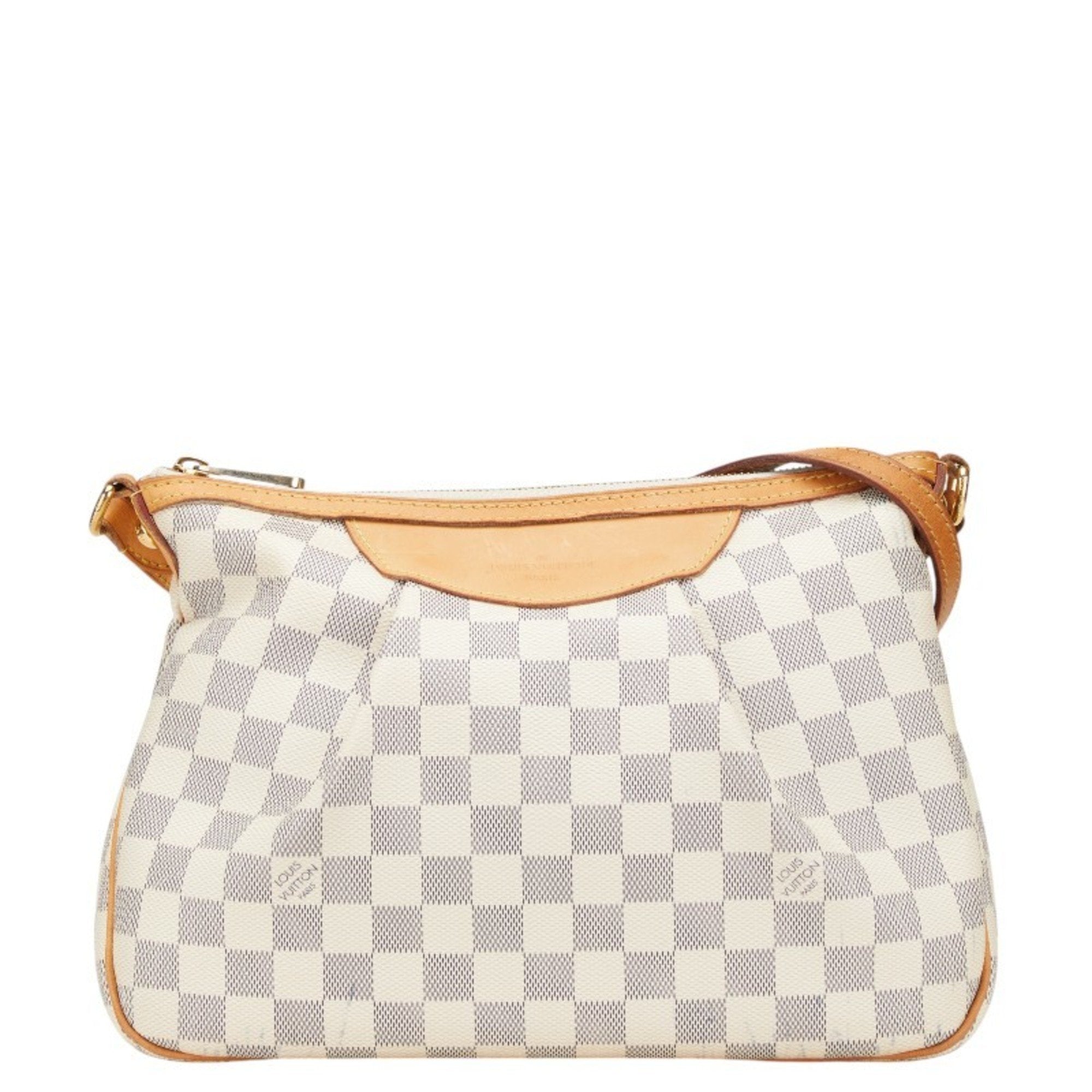 Louis Vuitton White Pvc Leather Shoulder Bag