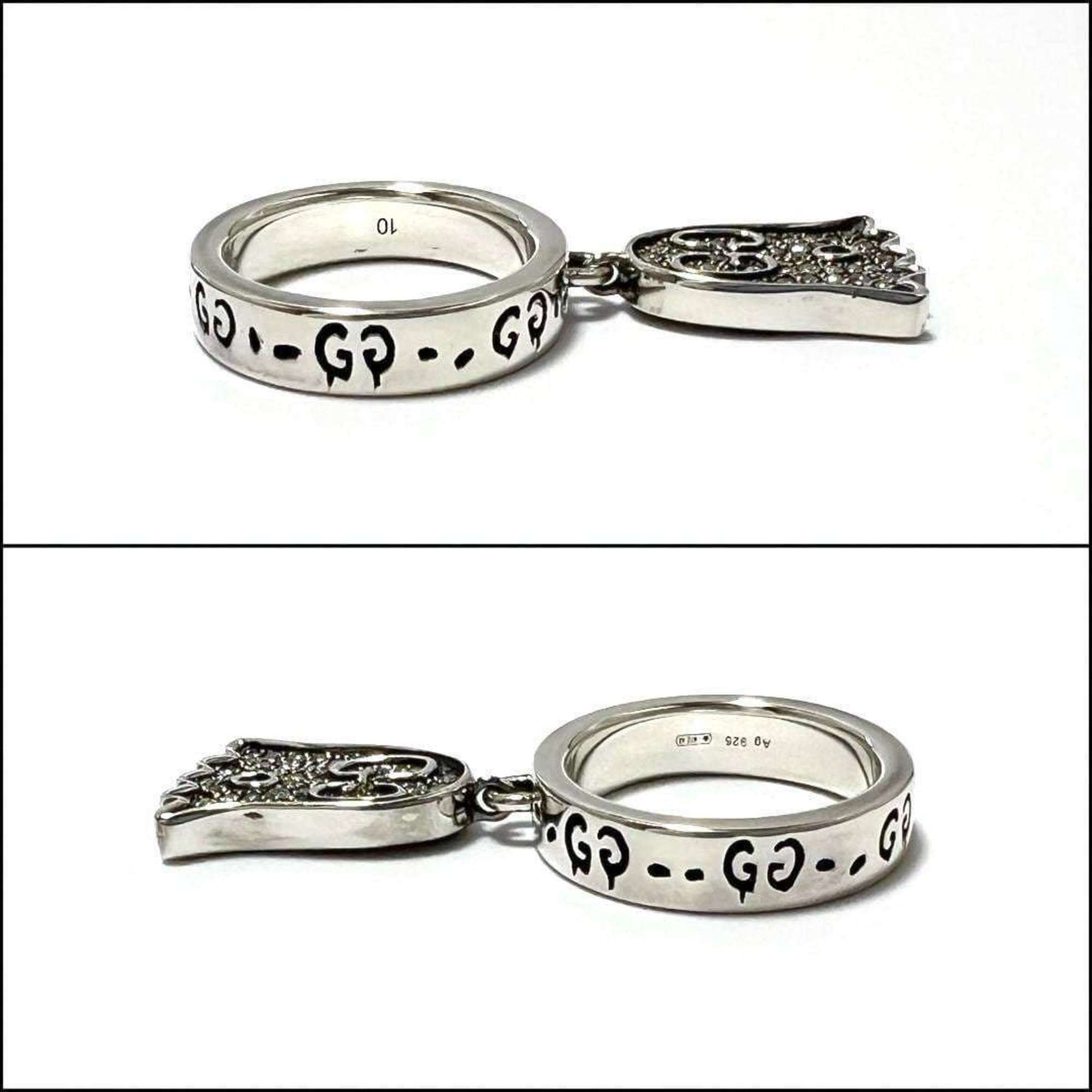 Gucci Silver 925 Band Ring (Pre-Owned)