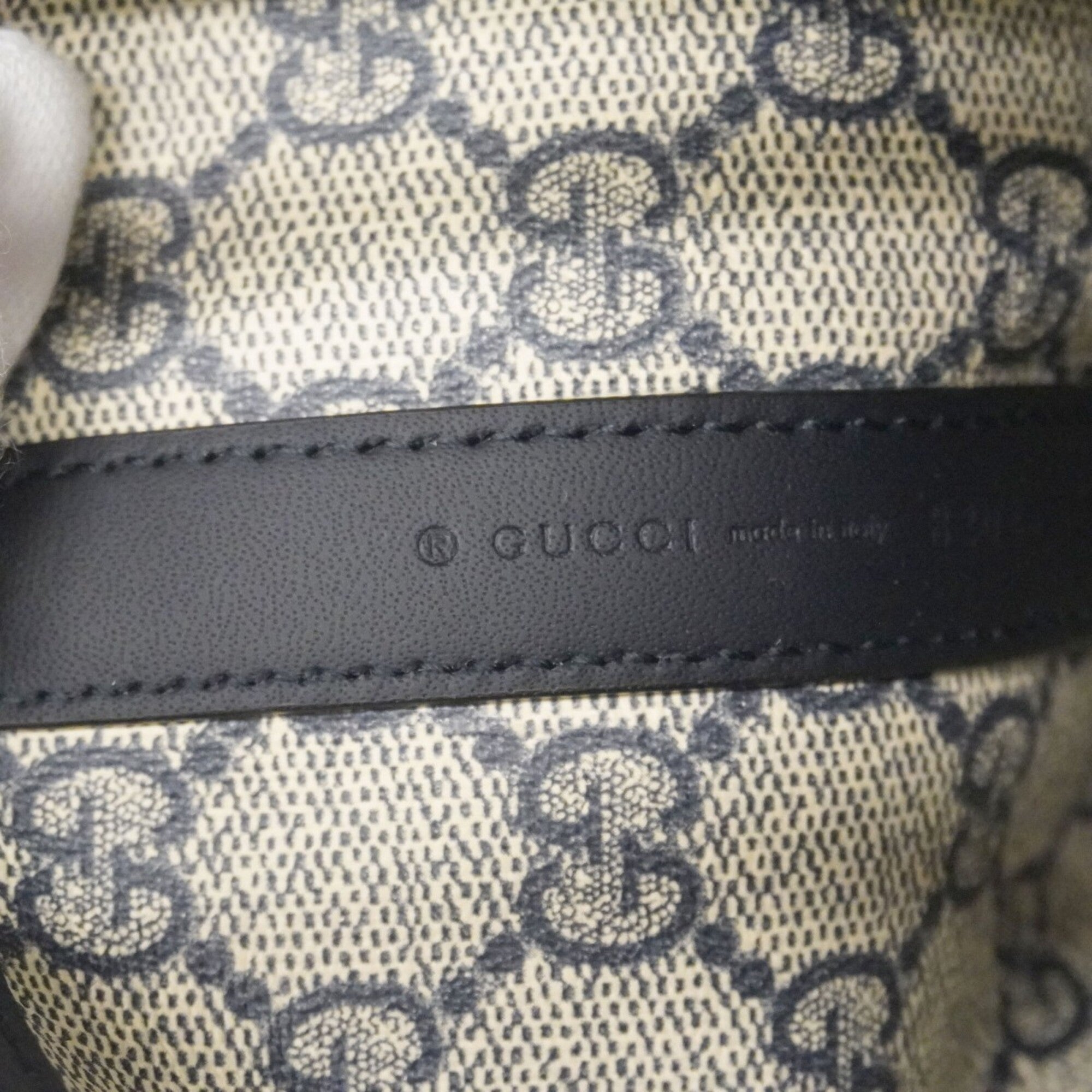 Gucci Navy Denim Tote Bag (Pre-Owned)