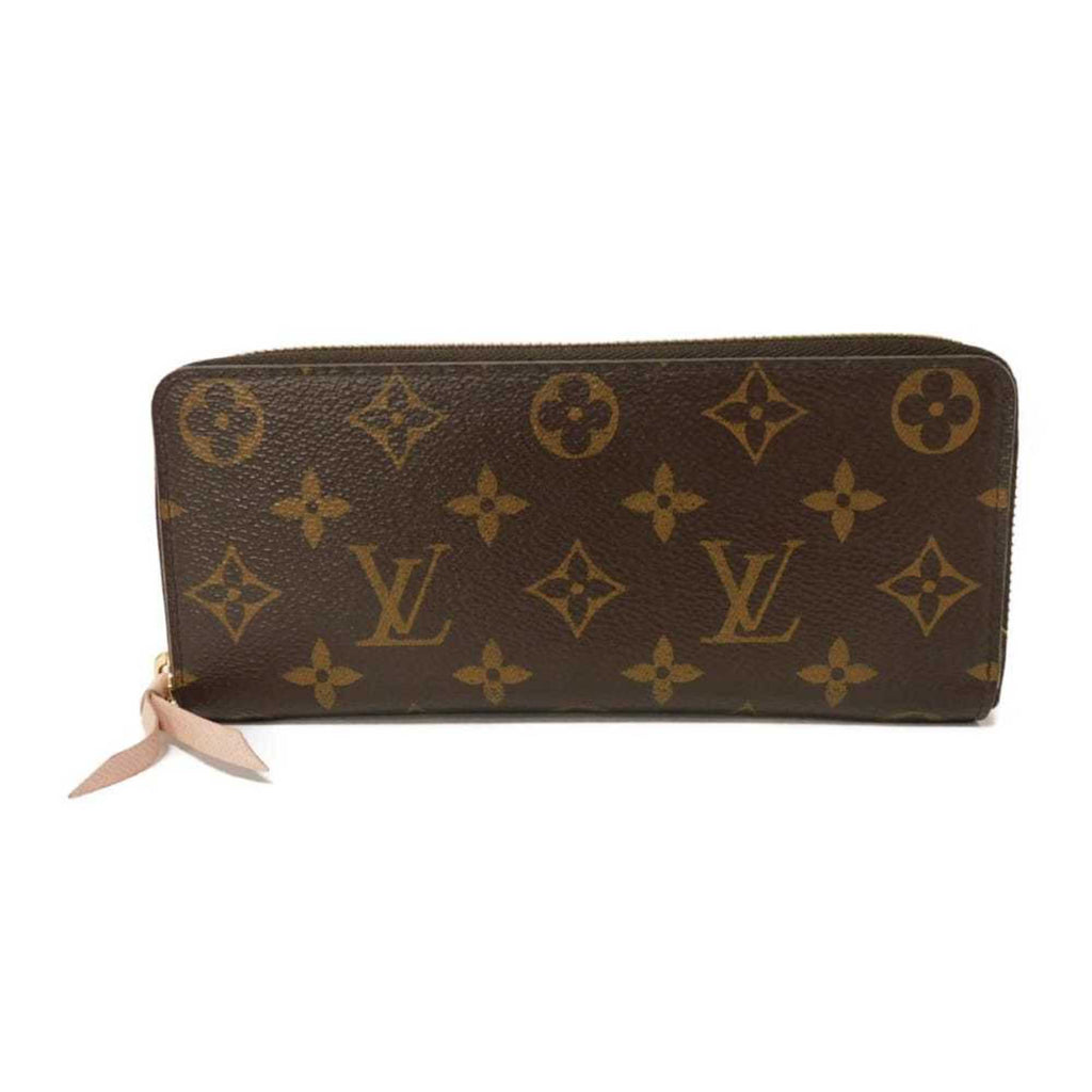 Louis Vuitton Brown Monogram Pink Rose Ballerine Monogram Canvas Leather Long Wallet