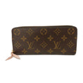 Louis Vuitton Brown Monogram Pink Rose Ballerine Monogram Canvas Leather Long Wallet