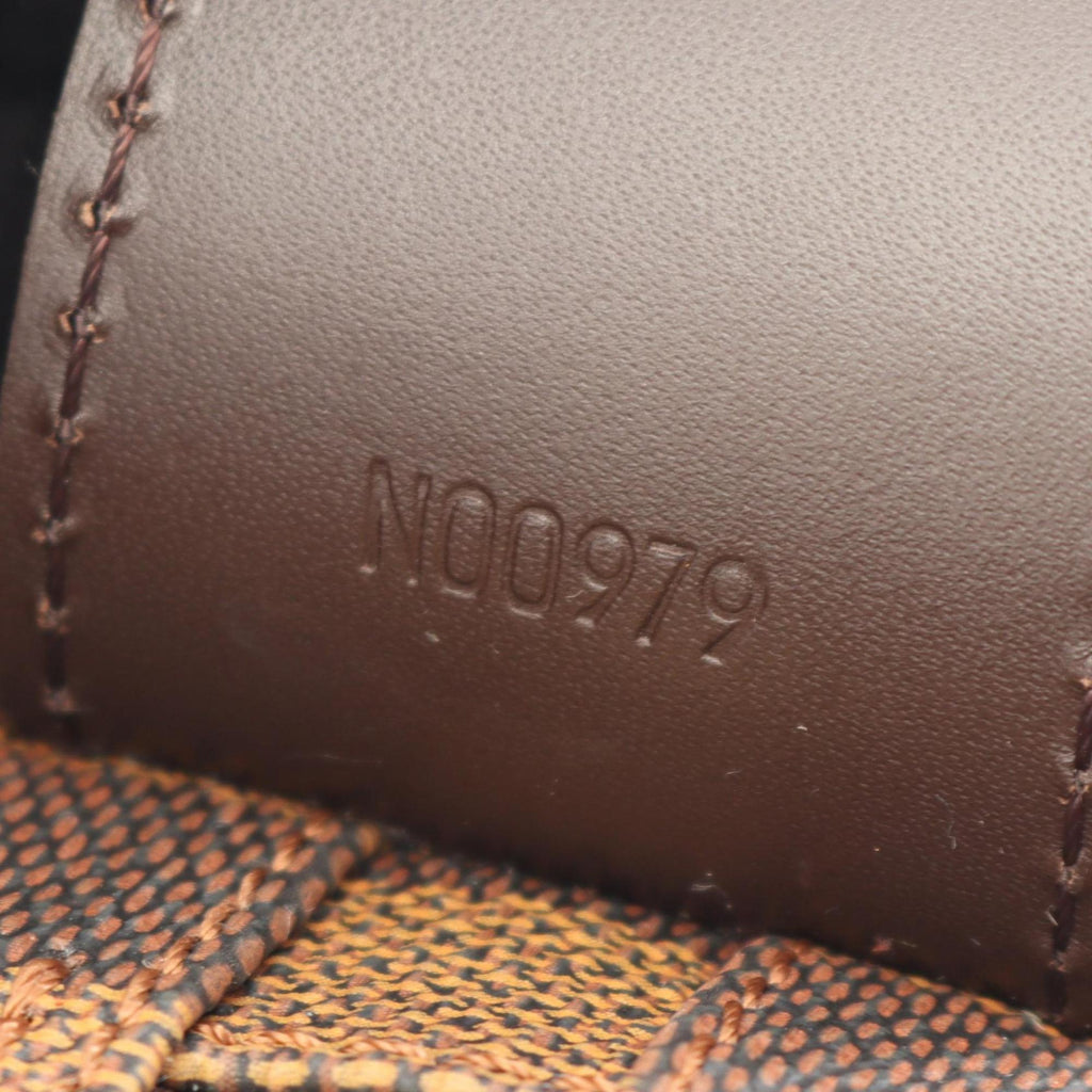 Louis Vuitton Damier Brown Ebene Coated Canvas Leather Shoulder Bag
