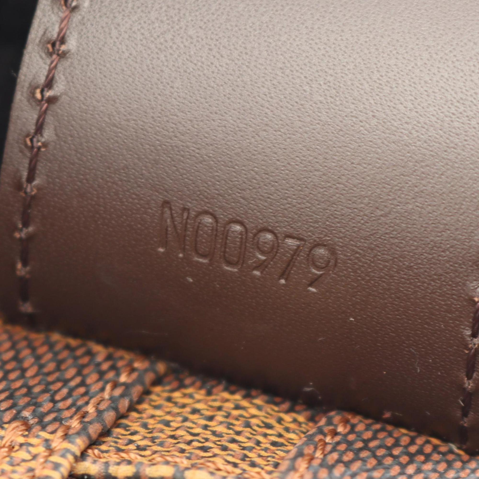 Louis Vuitton Damier Brown Ebene Coated Canvas Leather Shoulder Bag